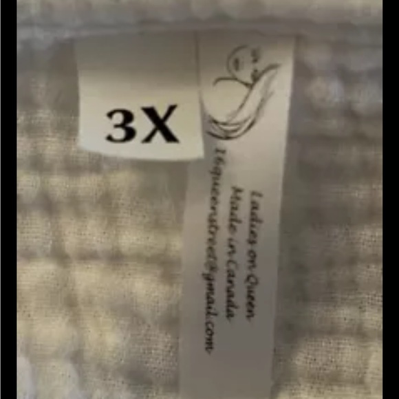 LADIES ON QUEEN White Woven Cotton Jacket 3X Plus Size B52 Niagara On The Lake - Picture 2 of 8